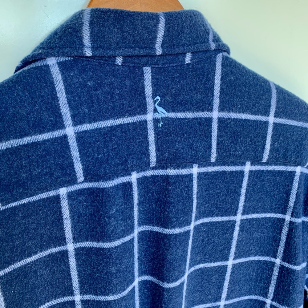 Tailorbyrd Plaid Flannel Button Down Sweatshirt - Picture 6 of 9